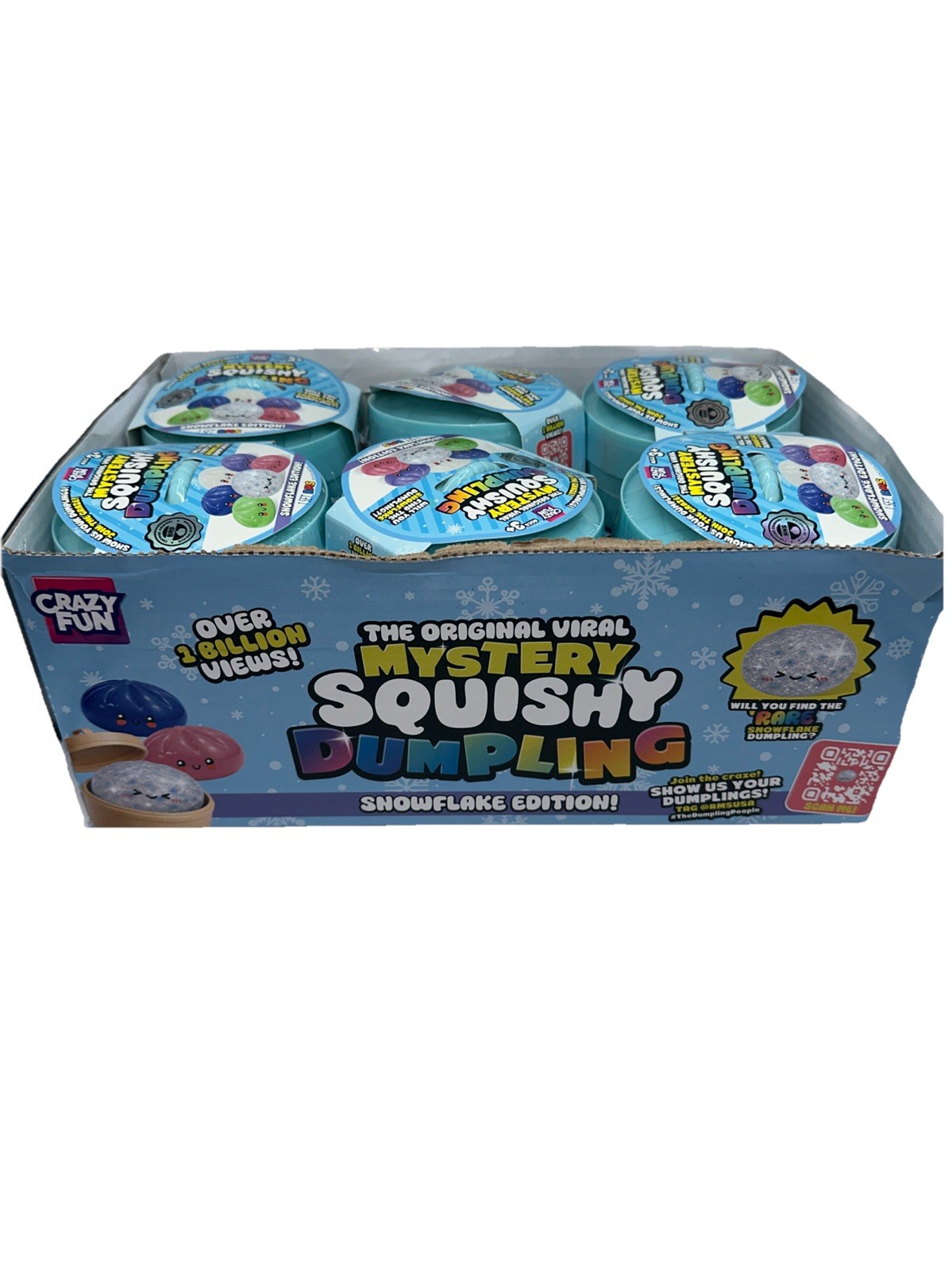 RMS The Original Mystery Squishy Dumpling Snowflake Edition ( Lot Of 12) RMS The Original Mystery Squishy Dumpling Snowflake Edition ( Lot Of 12)