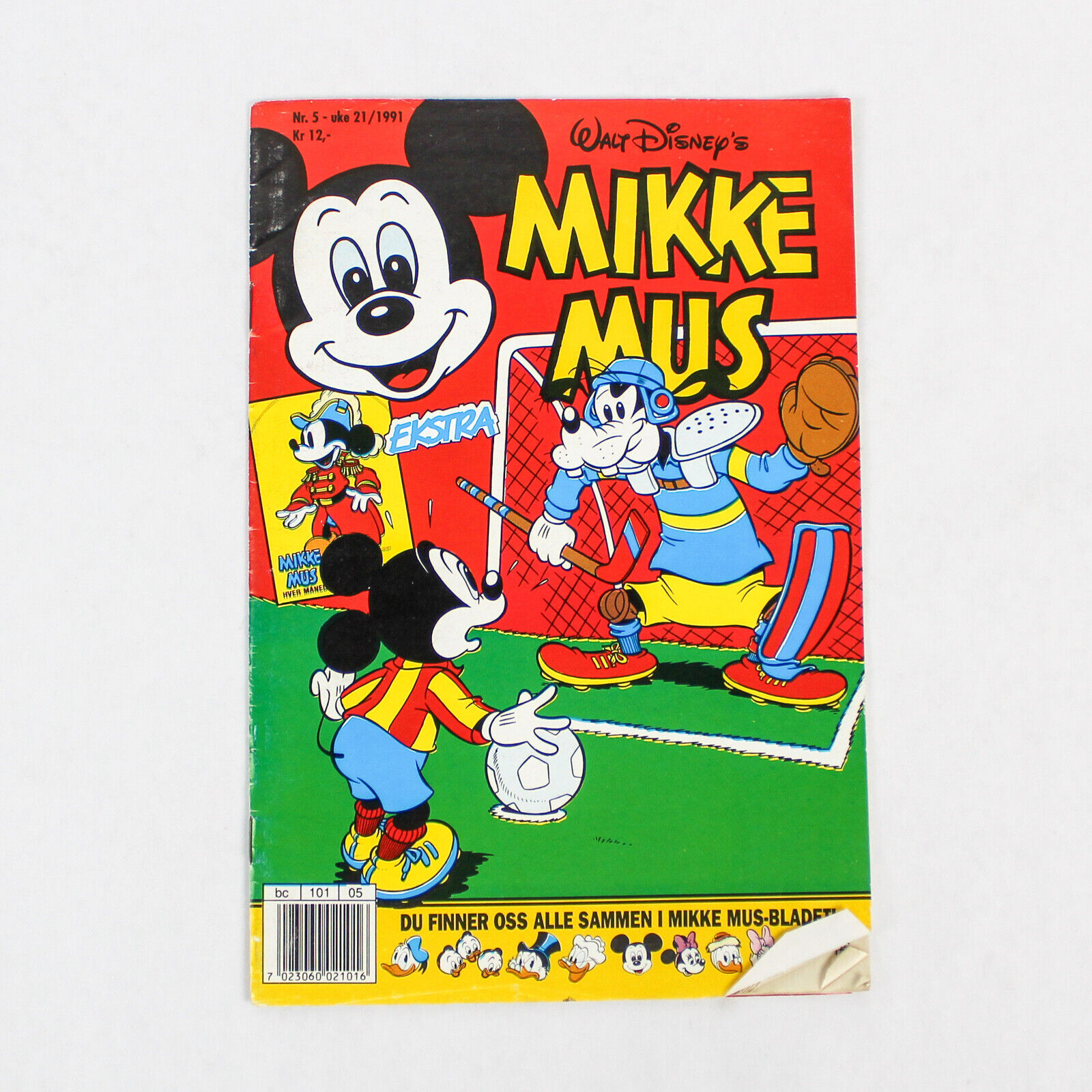 Vintage Walt Disney Mikke Mus Comic Book No 5 1991 Mickey Mouse Goofy