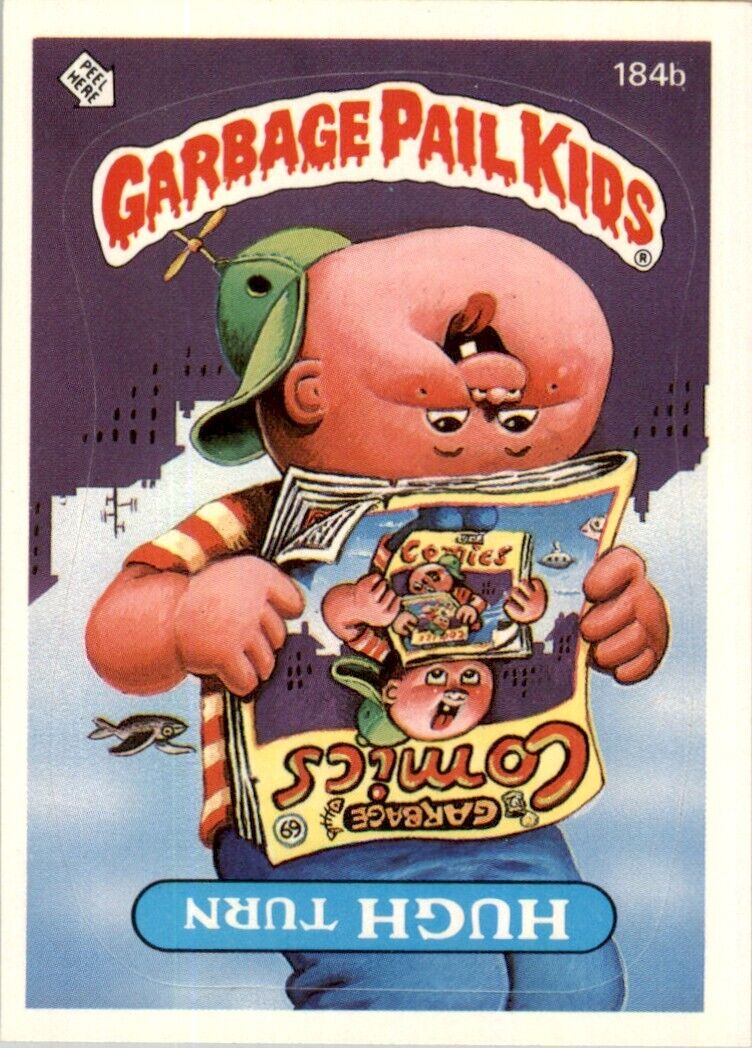 1986 Garbage Pail Kids Series 5 #184B Hugh Turn NM-MT