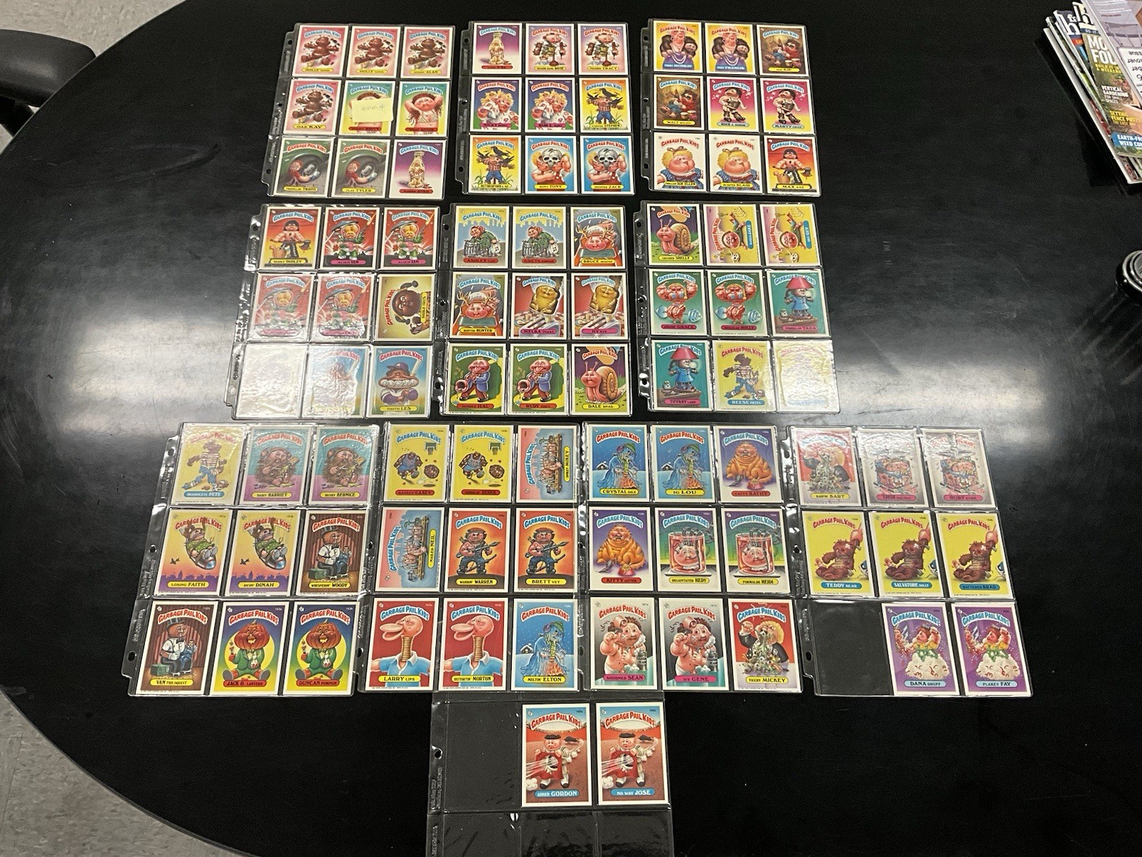 Vintage Garbage Pail Kids 1986 OS4 Complete Set w/ Reprints, All Sleeved Vintage Garbage Pail Kids 1986 OS4 Complete Set w/ Reprints, All Sleeved