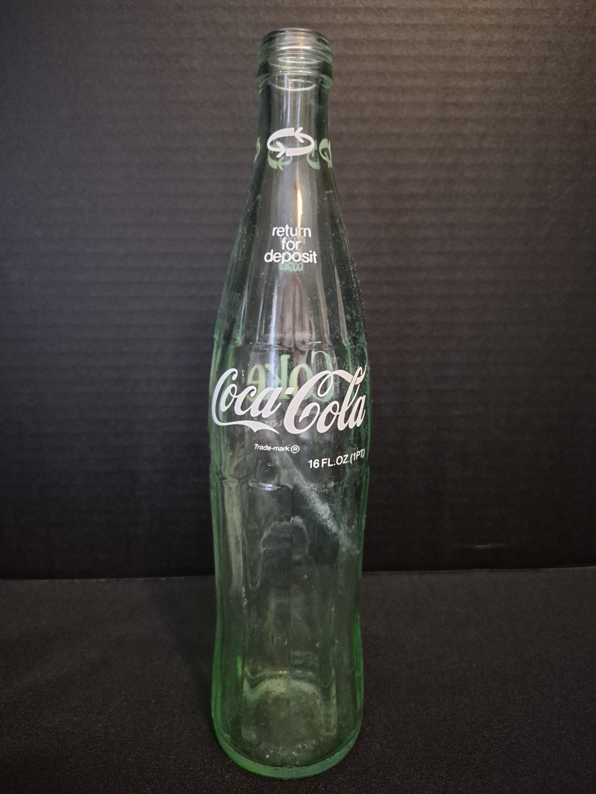 Coca-Cola 16 oz Bottle Vintage 1972 Fort Worth Texas Deposit