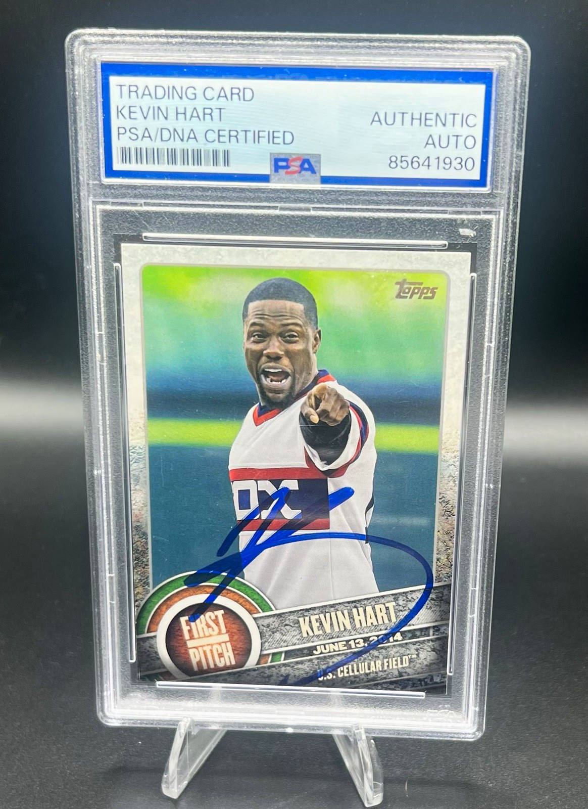 Kevin Hart Topps 2015 First Pitch #FP-23 Autograph PSA