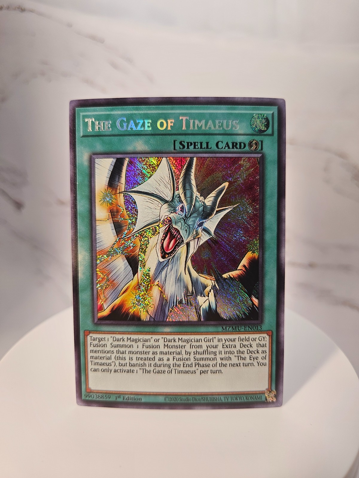 *READ* Casual Play/Deck Test Card *ENGLISH*: The Gaze of Timaeus - Secret Rare *READ* Casual Play/Deck Test Card *ENGLISH*: The Gaze of Timaeus - Secret Rare