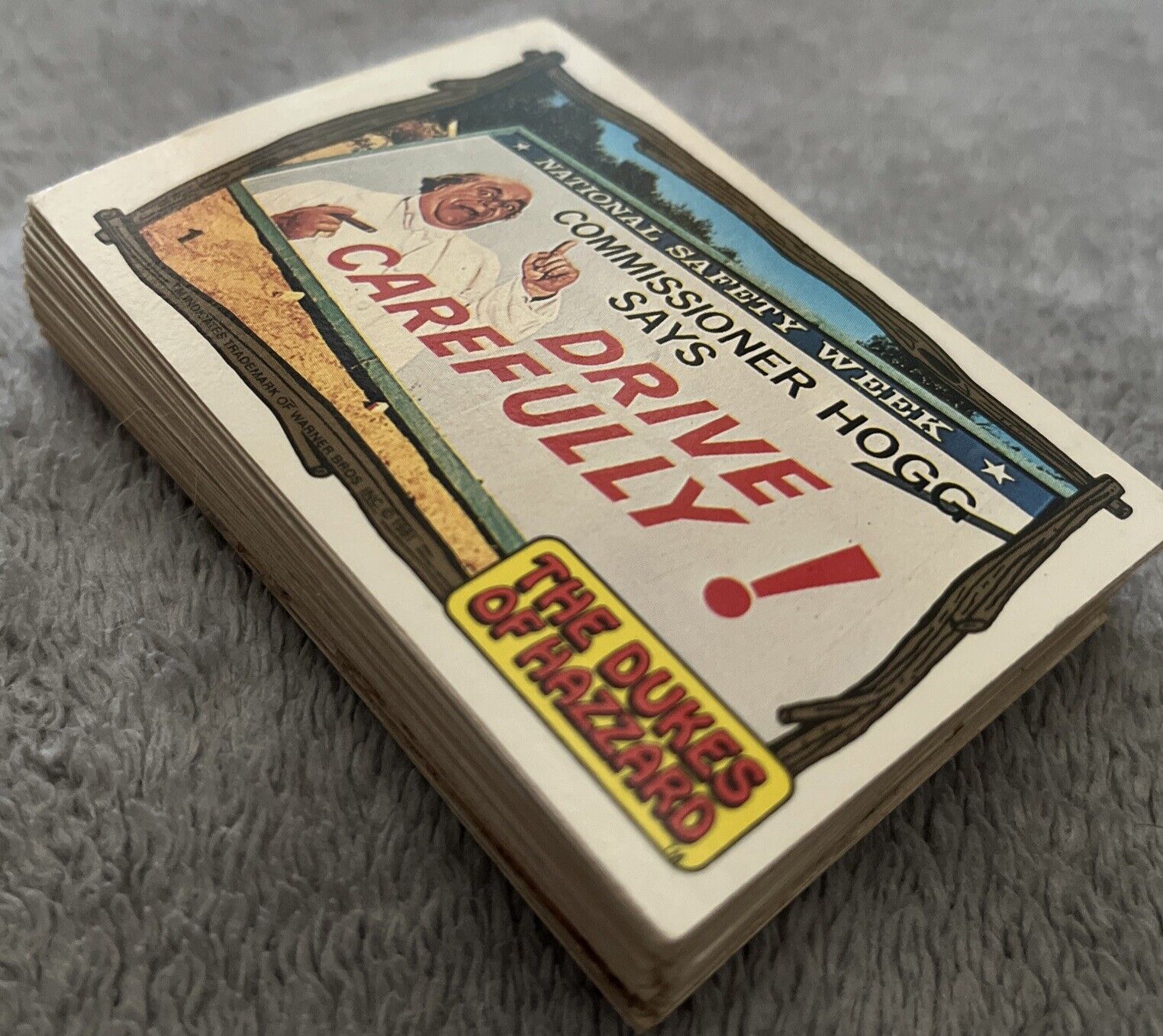 1981 DONRUSS THE DUKES OF HAZZARD SERIES 3 NEAR COMPLETE 40/44 CARD SET. VG-EX