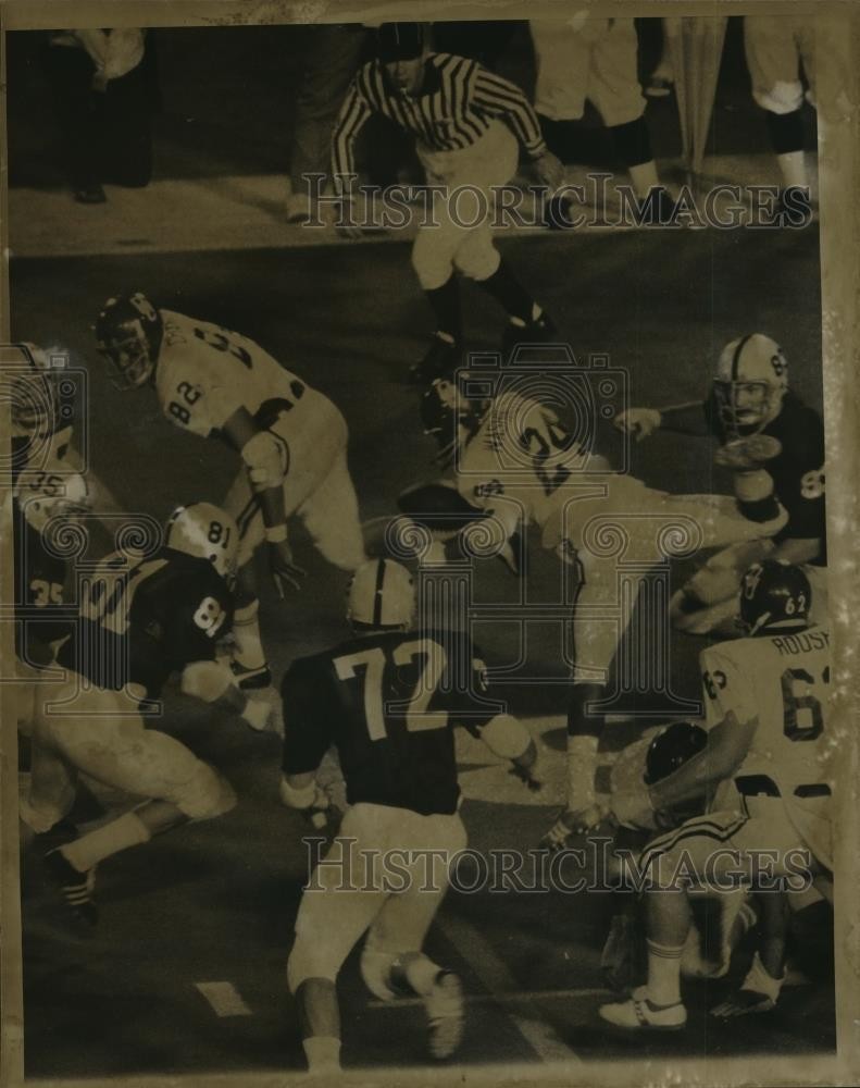 1973 Press Photo Sugar Bowl Oklahoma vs Pitt - nos01097 1973 Press Photo Sugar Bowl Oklahoma vs Pitt - nos01097