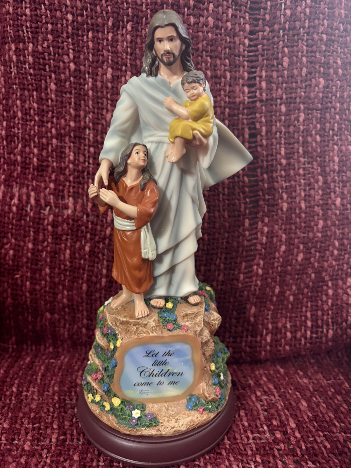 New Thomas Kinkade “Let the little children come to me” illuminating Jesus New Thomas Kinkade “Let the little children come to me” illuminating Jesus