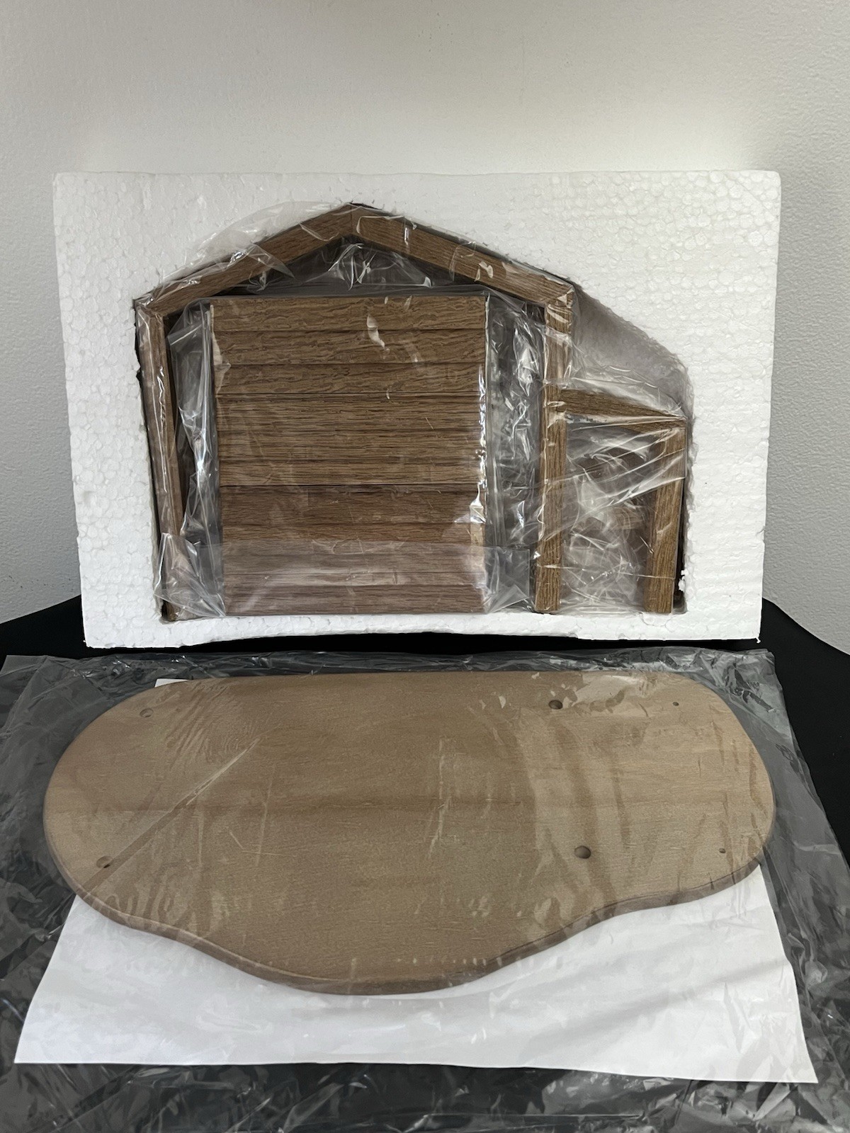 🟢 M.J. Hummel Goebel Wooden Nativity Stable Creche ~ New In Original Packaging