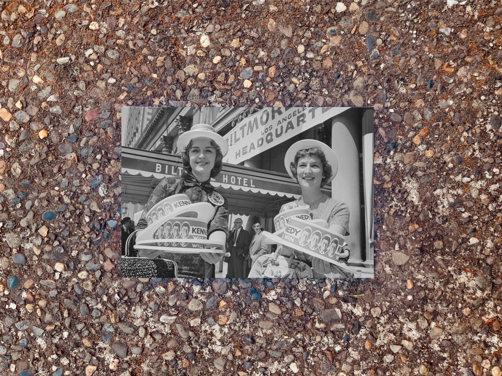 JFK Campaign Biltmore Hotel Los Angeles 1960 4x6 Photo Lustre Print Kennedy JFK Campaign Biltmore Hotel Los Angeles 1960 4x6 Photo Lustre Print Kennedy