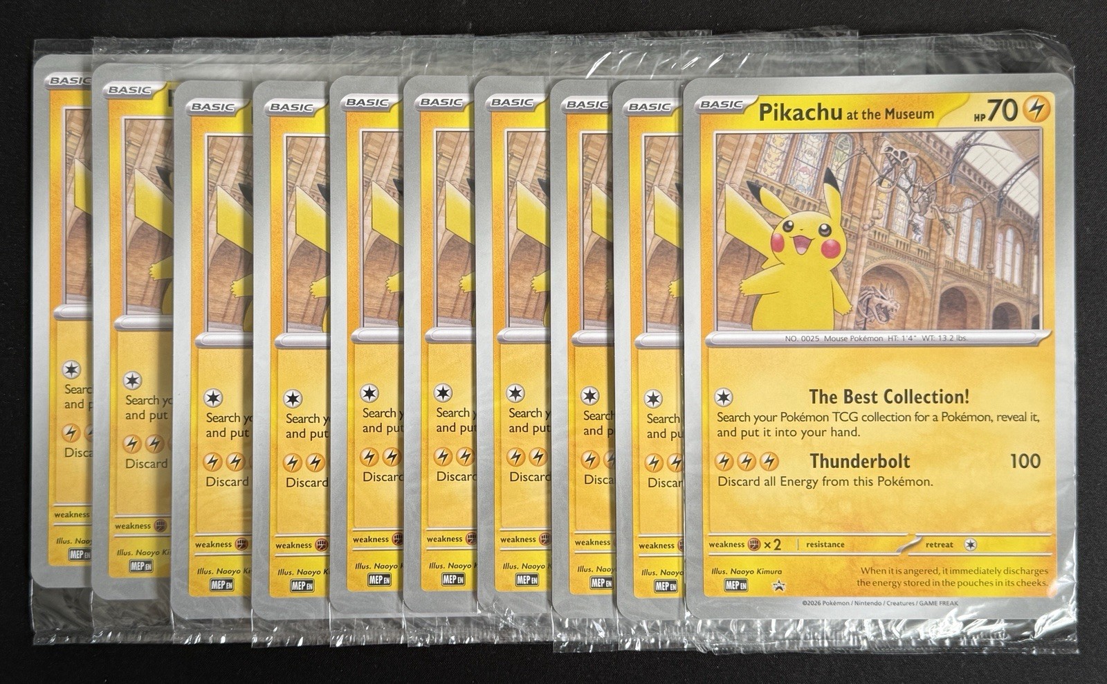 Pokemon Pikachu at the Museum Jumbo Promo Sealed x10 Pokemon Pikachu at the Museum Jumbo Promo Sealed x10