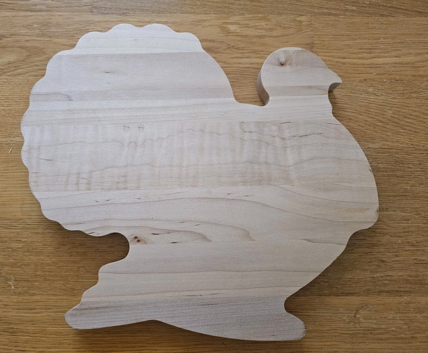 Longaberger WoodCrafts Holiday Turkey Hardwood Maple Cutting Board Longaberger WoodCrafts Holiday Turkey Hardwood Maple Cutting Board