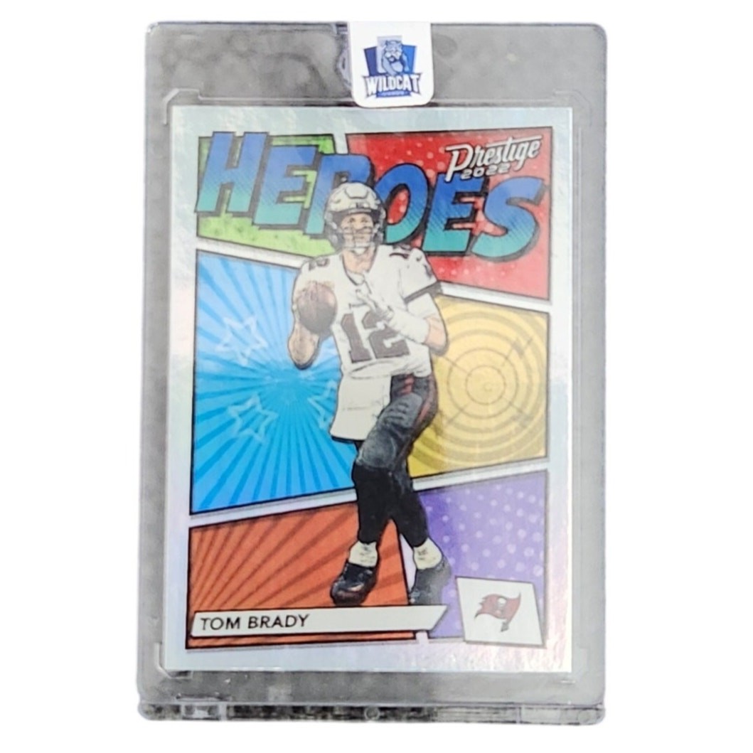 Tom Brady 2022 Panini Prestige Football #H-15 “Hero’s” Prizm NGL Tampa Bay Bucs
