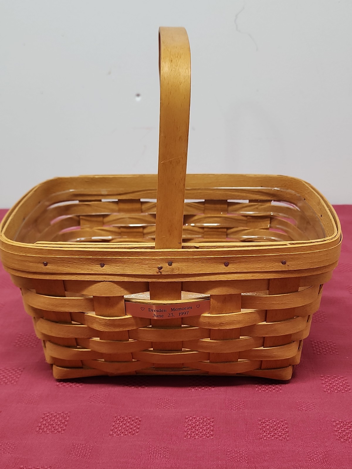 Vintage Longaberger Small Market Basket 11 Vintage Longaberger Small Market Basket 11