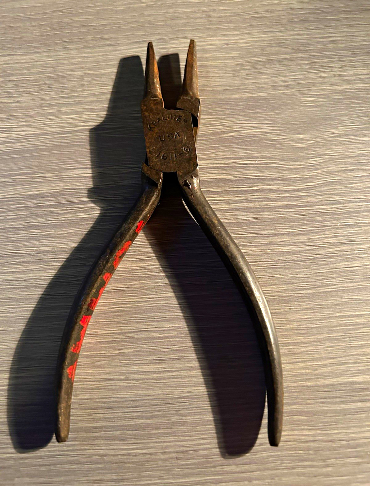 Vintage Kraeuter USA 1611-6 Round Nose Pliers 6” Wire Forming Jewelry Tool Vintage Kraeuter USA 1611-6 Round Nose Pliers 6” Wire Forming Jewelry Tool