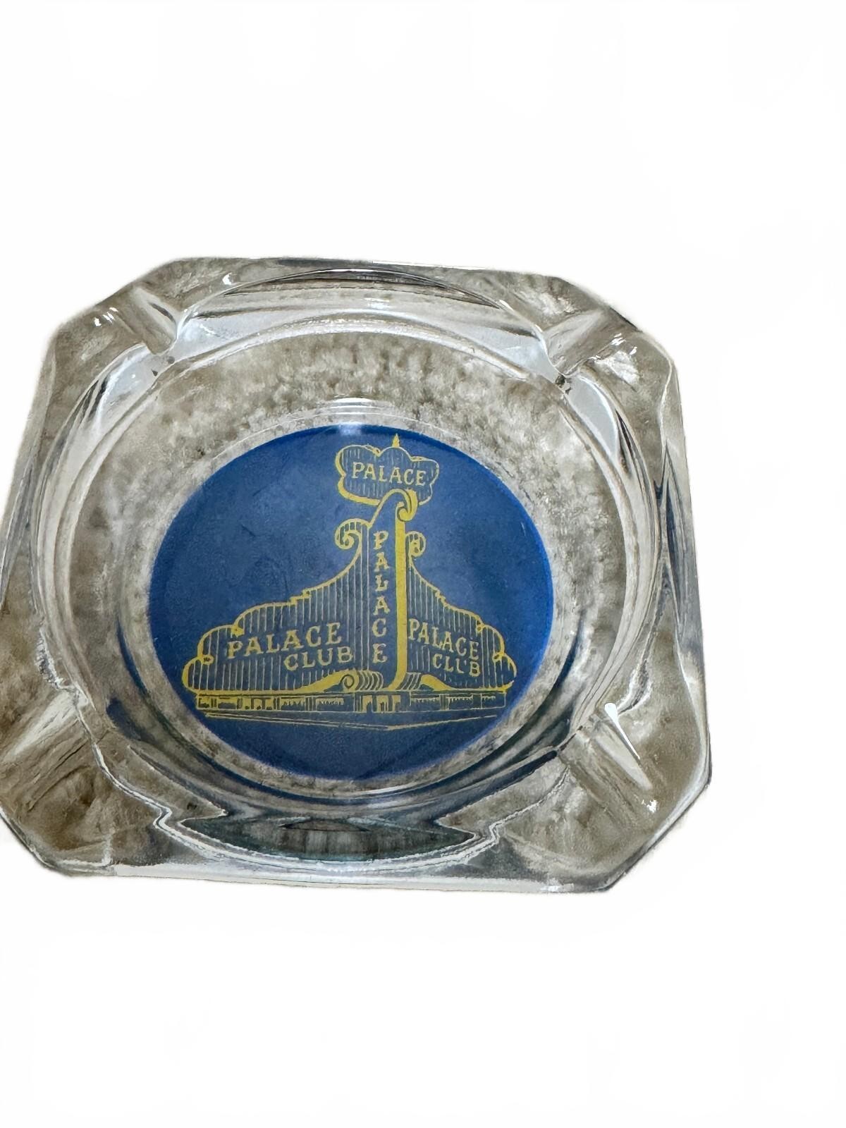 Vintage Palace Club Casino Reno NV Glass Ashtray