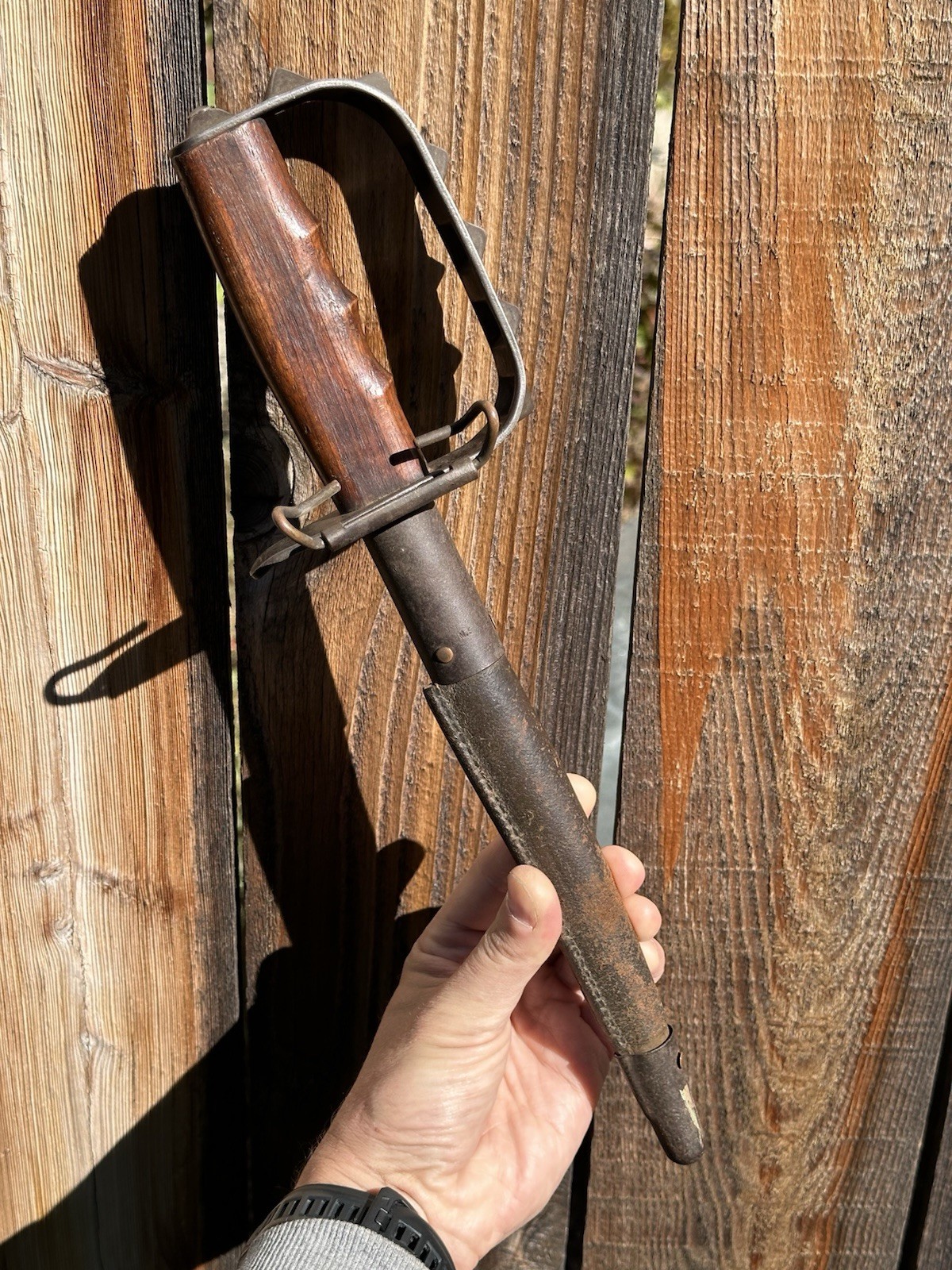 WWI (1914-18) U.S. poking trench thing 1917 model WWI (1914-18) U.S. poking trench thing 1917 model
