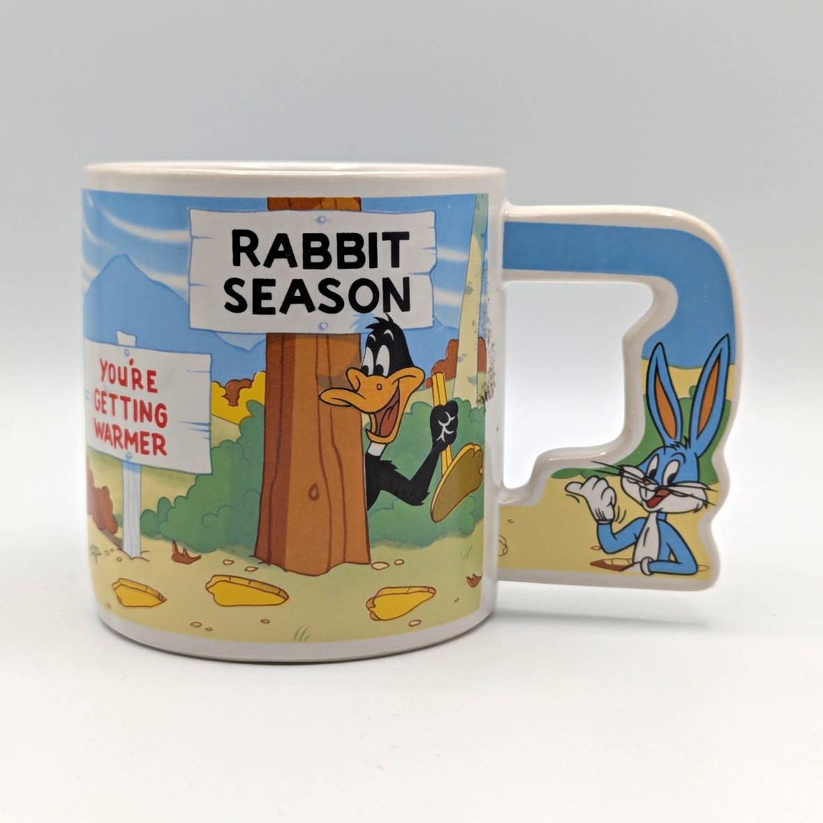 Warner Bros. Looney Tunes Bugs Bunny Rabbit Season Character Handle Mug 11oz Warner Bros. Looney Tunes Bugs Bunny Rabbit Season Character Handle Mug 11oz