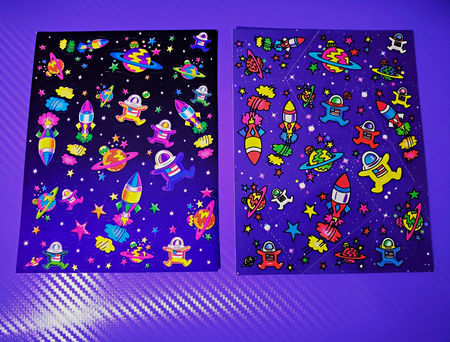 Vintage Lisa Frank Space Cartoon 2 VariationS122 Vintage Lisa Frank Space Cartoon 2 VariationS122