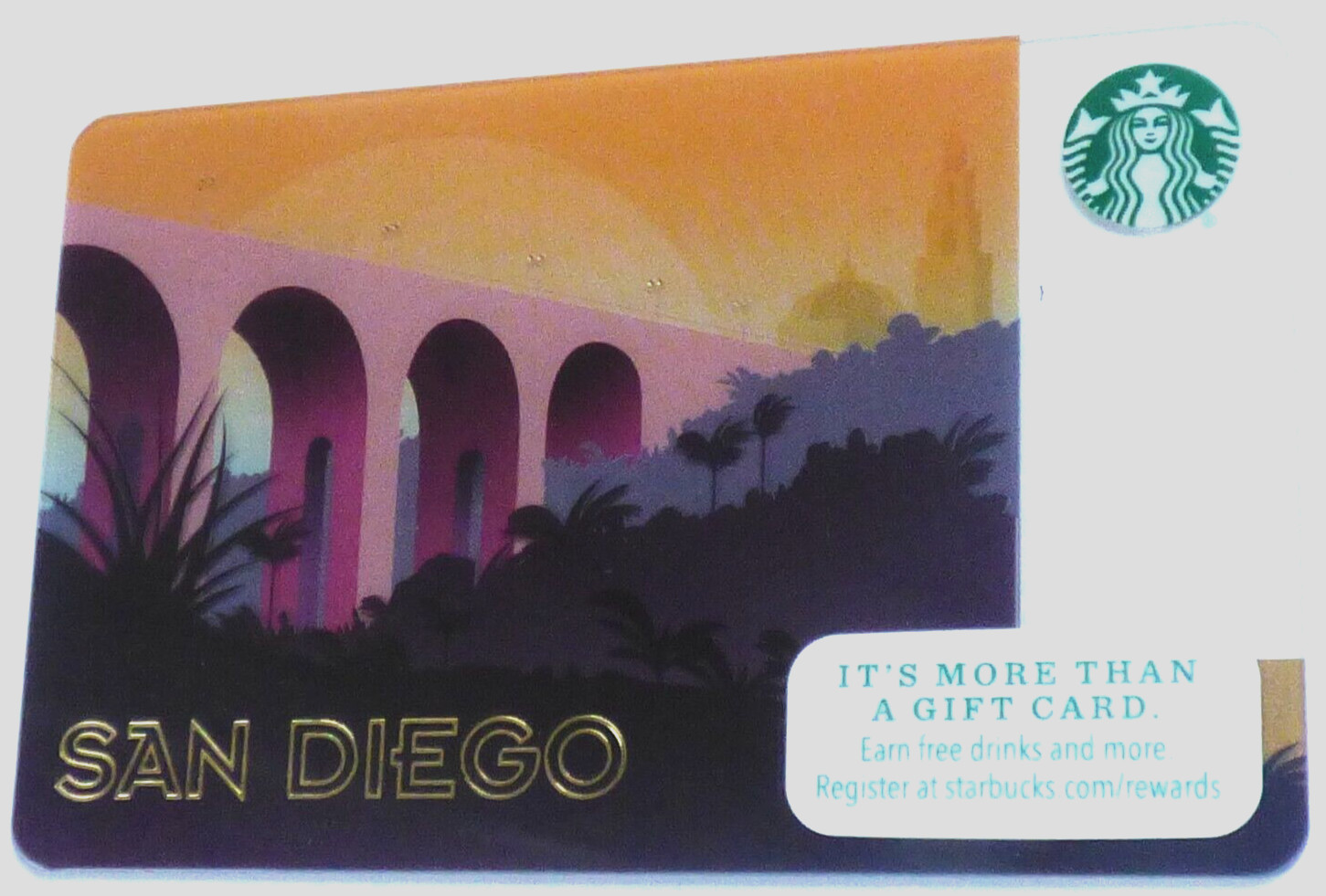 STARBUCKS Gift Card 2014 San Diego - Cabrillo Bridge 6108- Collectible -No Value STARBUCKS Gift Card 2014 San Diego - Cabrillo Bridge 6108- Collectible -No Value