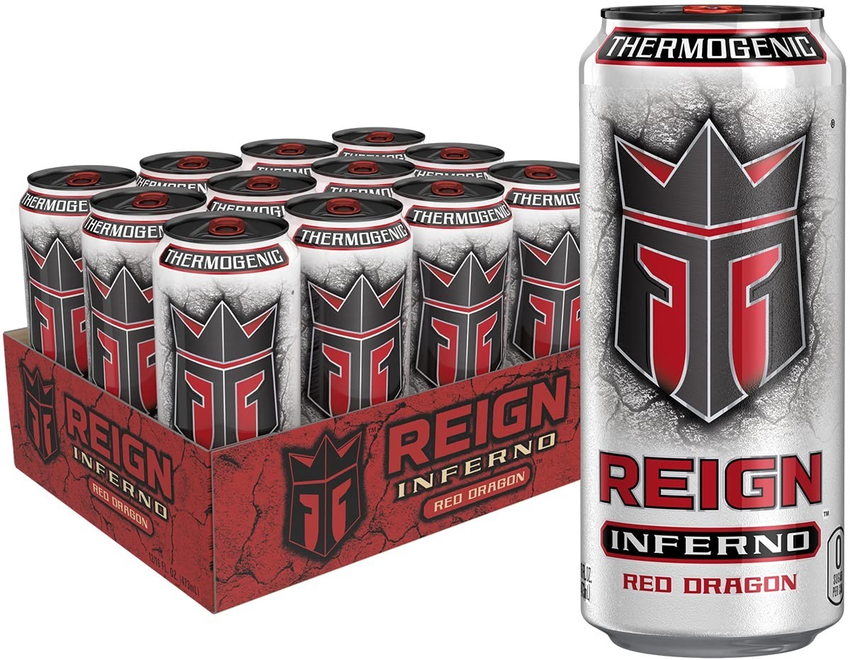 Reign Inferno Red Dragon Thermogenic Fuel Fitness and Performance Drink 16 Fl Oz Reign Inferno Red Dragon Thermogenic Fuel Fitness and Performance Drink 16 Fl Oz
