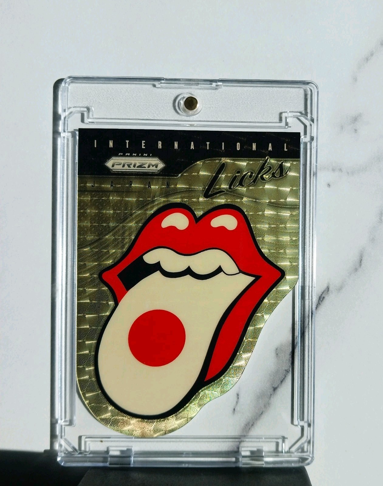 2025 Prizm Rolling Stones International Licks Japan Gold Vinyl Prizms /5 NEW 2025 Prizm Rolling Stones International Licks Japan Gold Vinyl Prizms /5 NEW