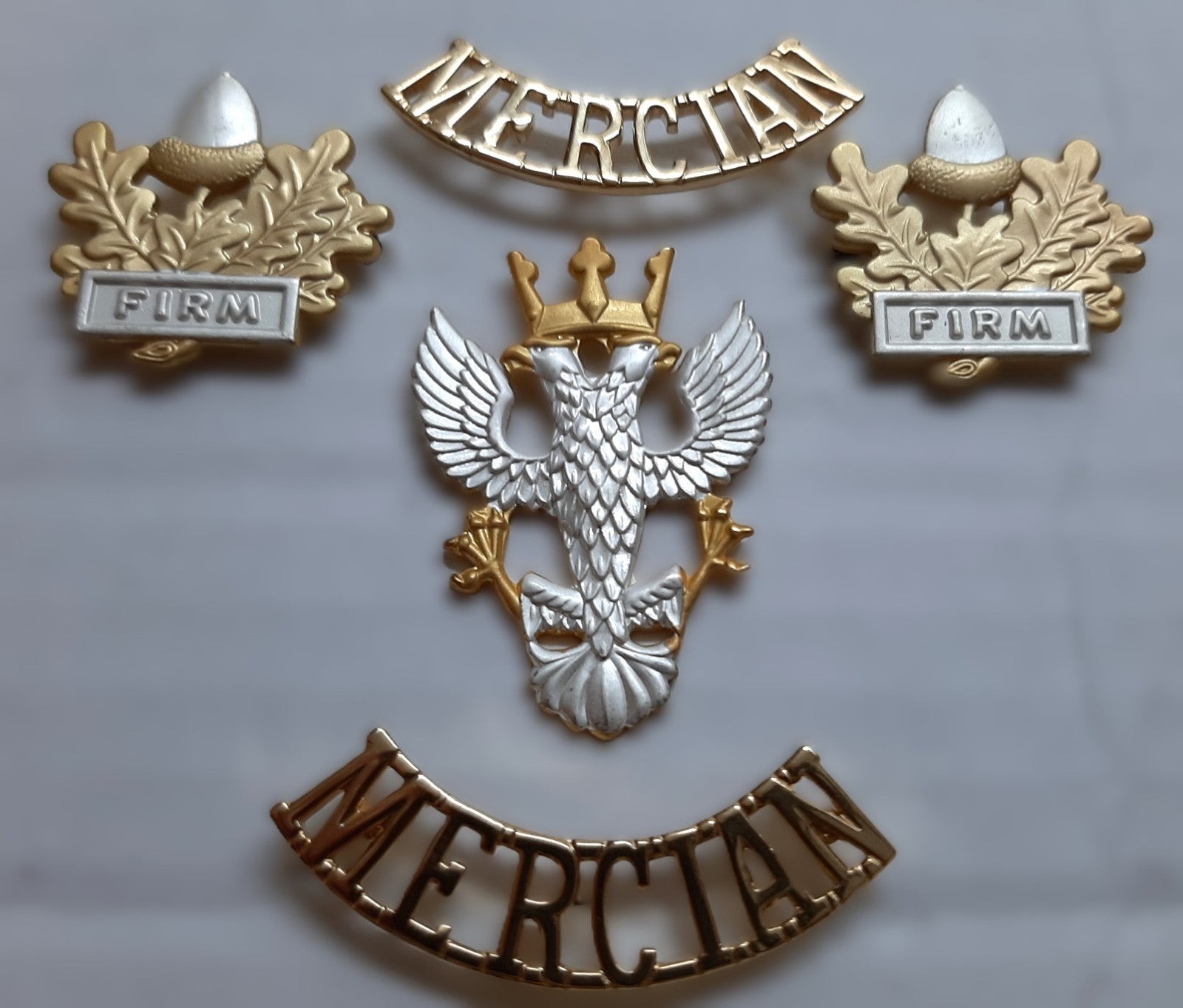 Mercian Regiment Insignia Assorted British Army Regimental Badges of the Mercs Mercian Regiment Insignia Assorted British Army Regimental Badges of the Mercs