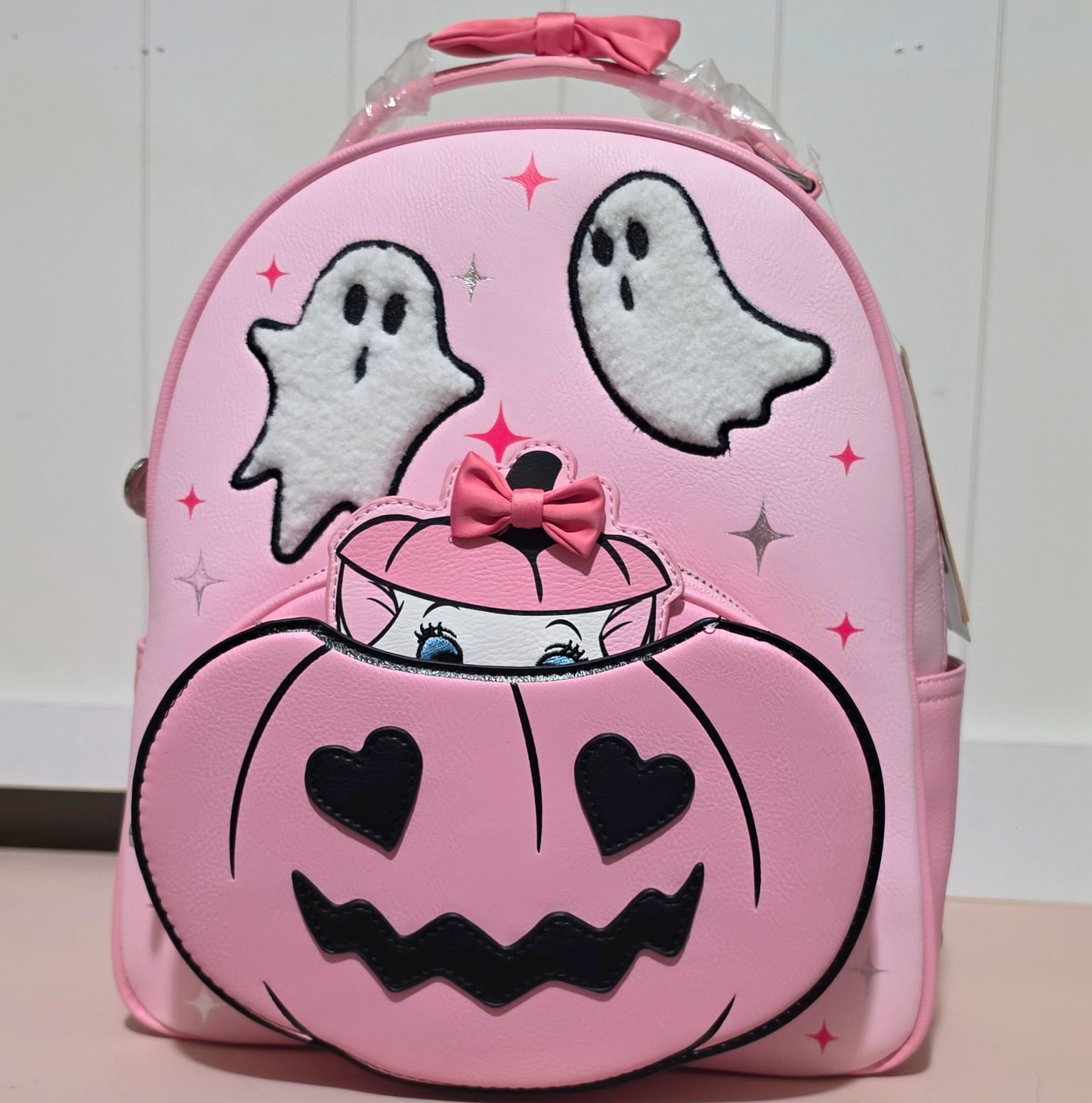 BoxLunch Disney The Aristocats Marie Ghost Pumpkin Mini Backpack Pink BoxLunch Disney The Aristocats Marie Ghost Pumpkin Mini Backpack Pink