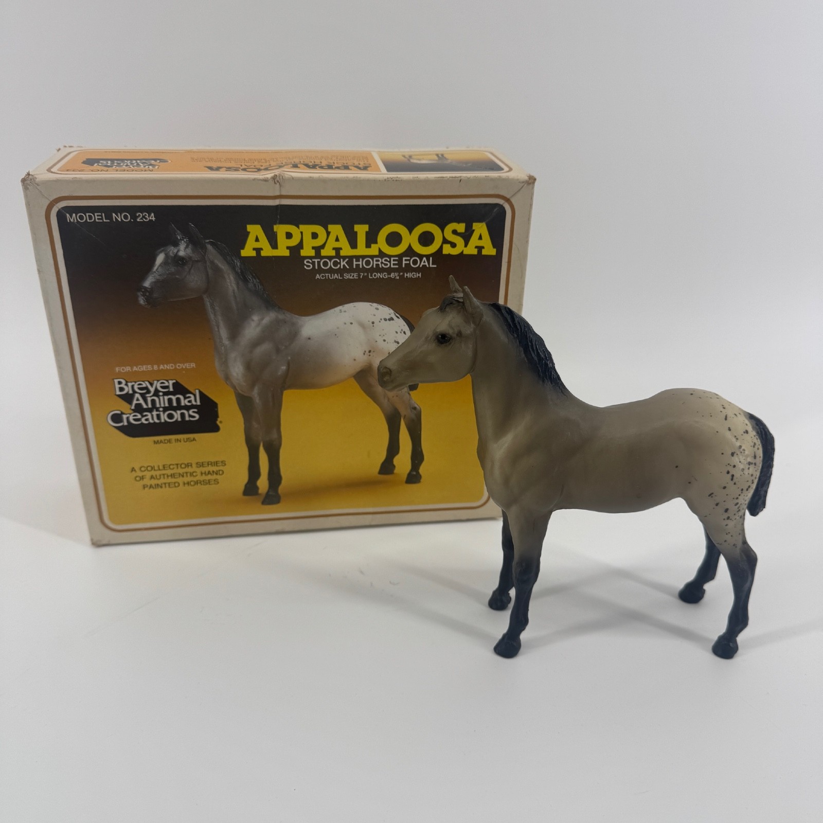 Vintage 1982 Breyer Appaloosa Stock Horse Foal #234 IN BOX Handpainted Vintage 1982 Breyer Appaloosa Stock Horse Foal #234 IN BOX Handpainted