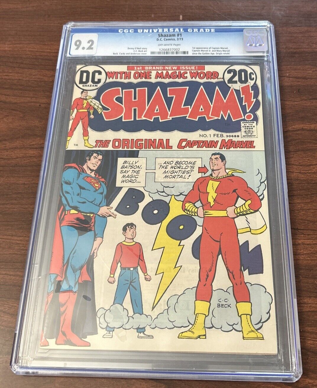 1973 Shazam #1–CGC 9.2–Original of Captain Marvel-DC Comics🔑🔥🔑