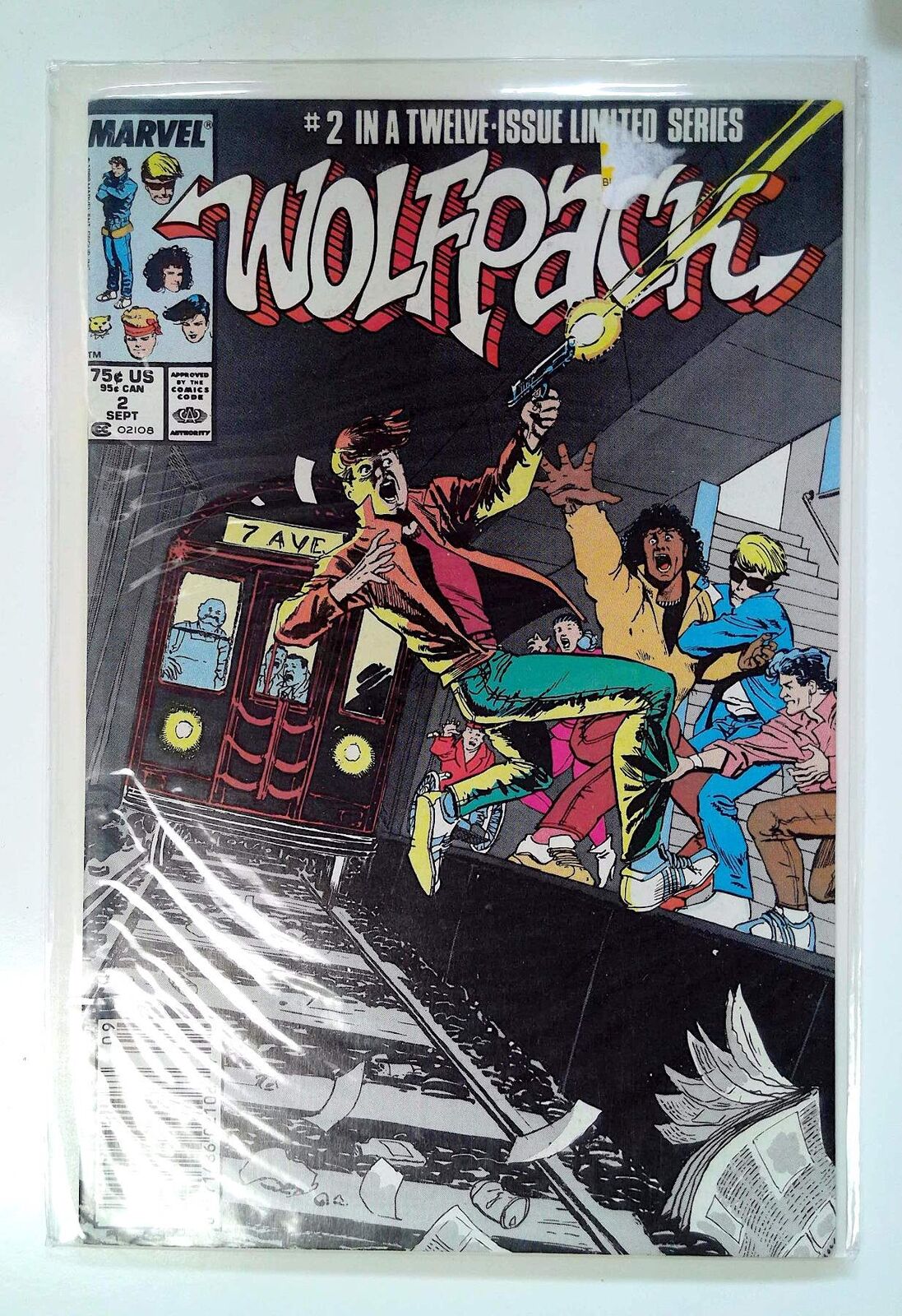 Wolfpack #2 Marvel Comics (1988) VF Newsstand 1st Print Comic Book
