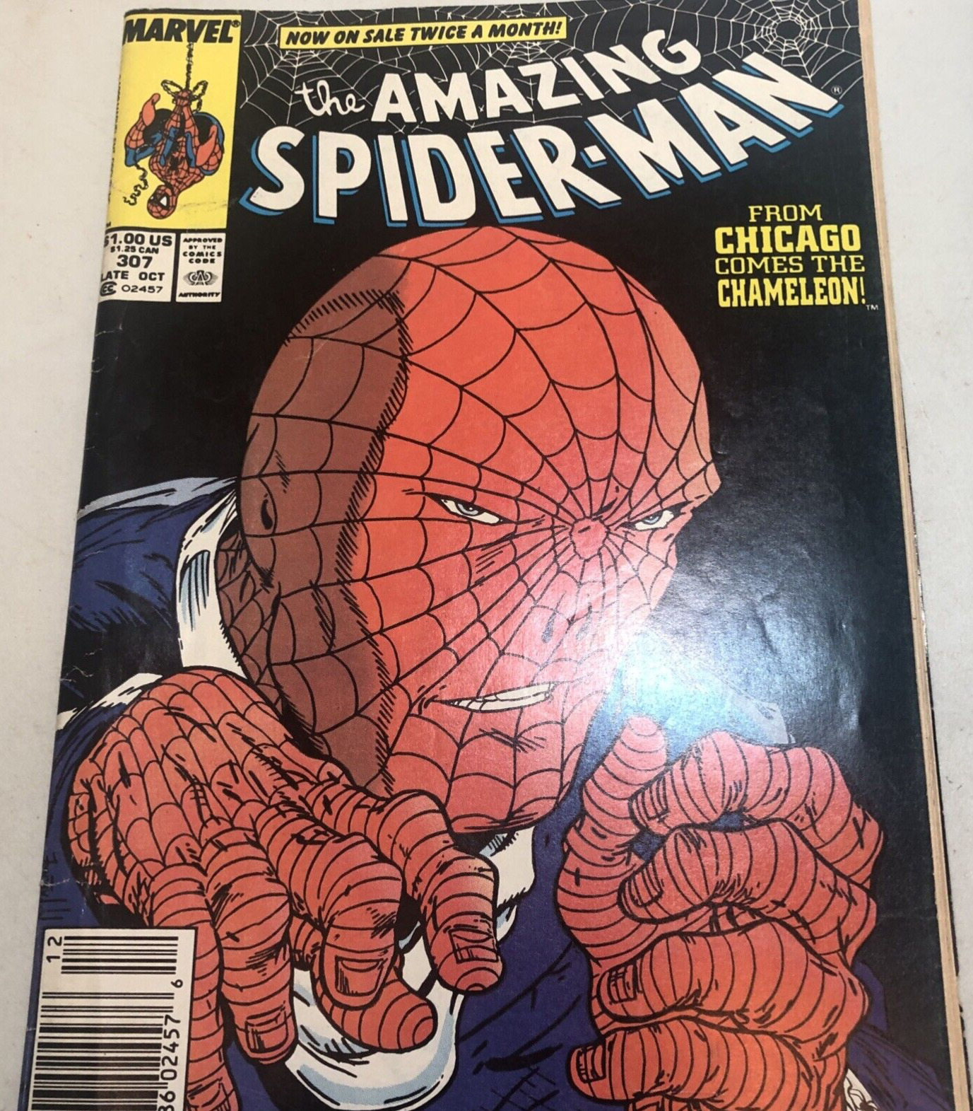 The Amazing Spider-Man from Chicago Comes The Chameleon 1988