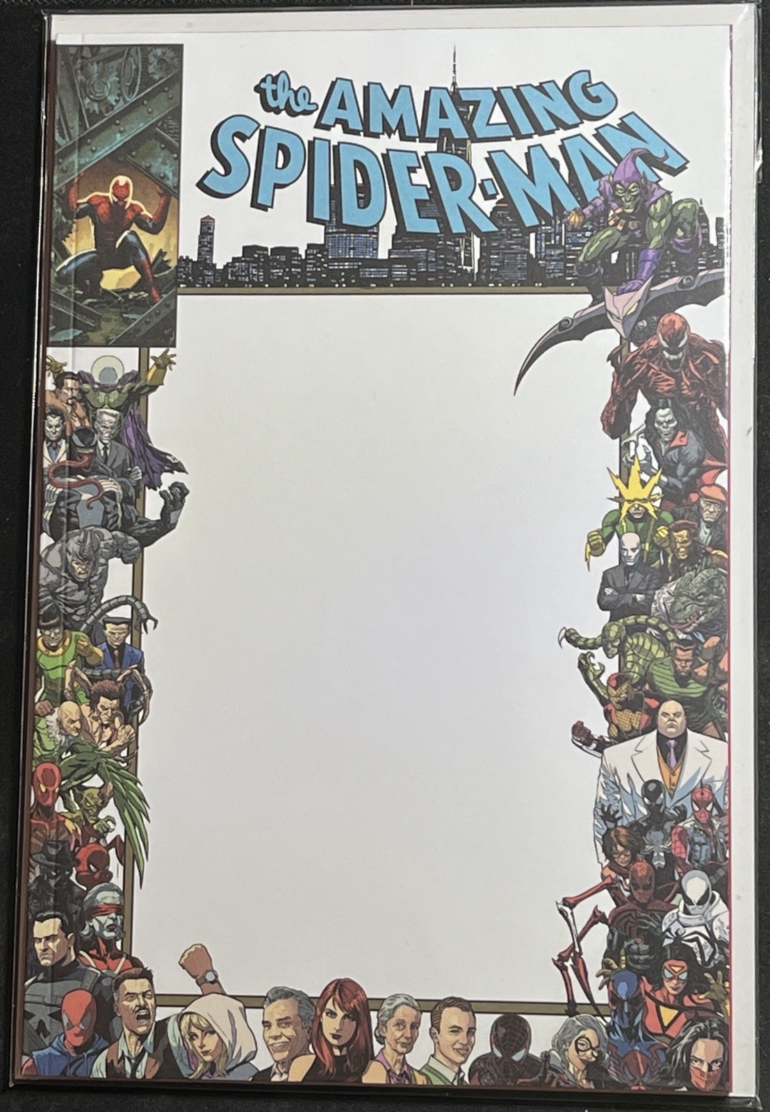 Special Blank Amazing Spider-Man 1000 Mico Suayan NYCC Exclusive New In Hand Special Blank Amazing Spider-Man 1000 Mico Suayan NYCC Exclusive New In Hand