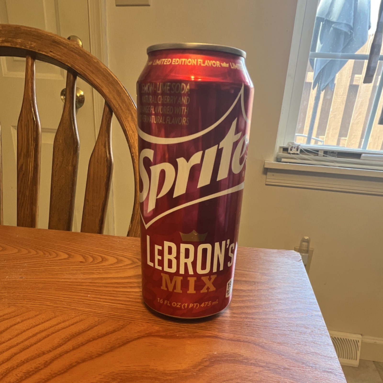 Sprite LeBron’s Mix Limited Edition Soda Flavor Can 2014 Maroon Theme, Opened Sprite LeBron’s Mix Limited Edition Soda Flavor Can 2014 Maroon Theme, Opened