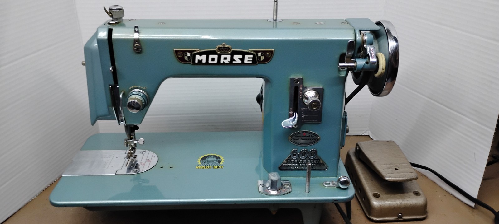 Vintage Morse 600 Worlds Best Sewing Machine - Works - Beautiful Classic Vintage Vintage Morse 600 Worlds Best Sewing Machine - Works - Beautiful Classic Vintage