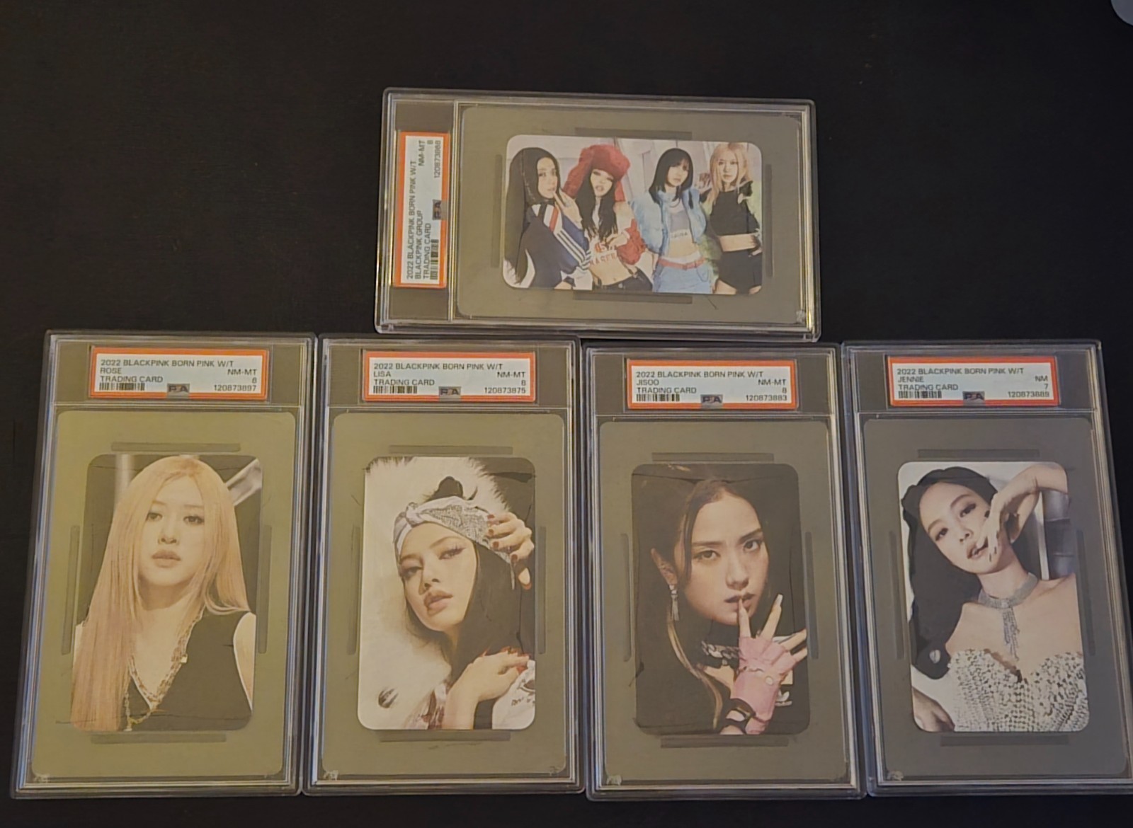 2022 BLACKPINK BORN PINK WORLD TOUR PHOTOCARD PSA SET 2022 BLACKPINK BORN PINK WORLD TOUR PHOTOCARD PSA SET