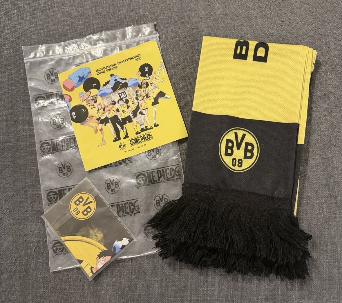 ONE PIECE BVB X ONE PIECE MATCH DAY 2025 #003 MONKEY D. LUFFY SCARF