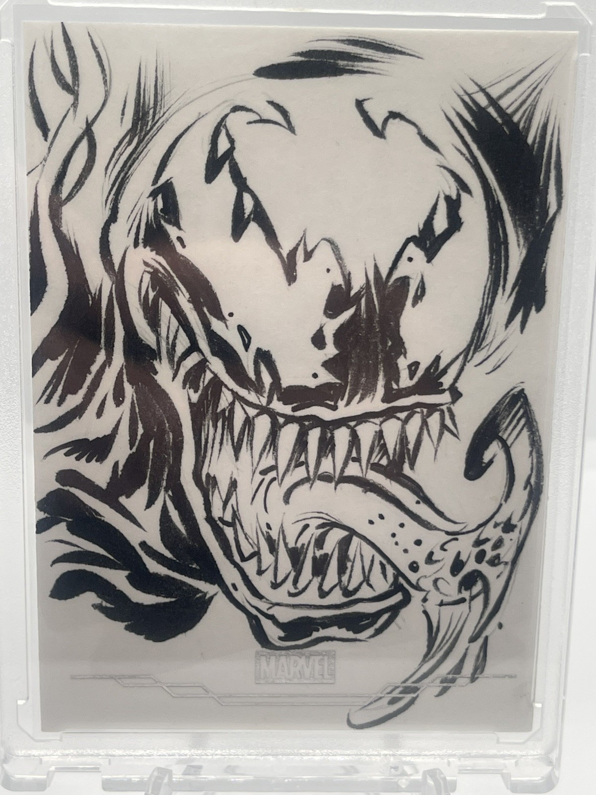 2025 Topps Chrome Marvel Studios Venom 1/1 Original Sketch Jason Crosby 2025 Topps Chrome Marvel Studios Venom 1/1 Original Sketch Jason Crosby
