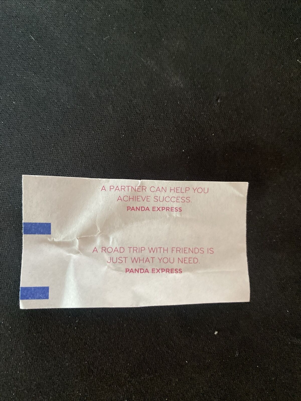 Panda Express Double Fortune Very Rare 1/1 Collectible