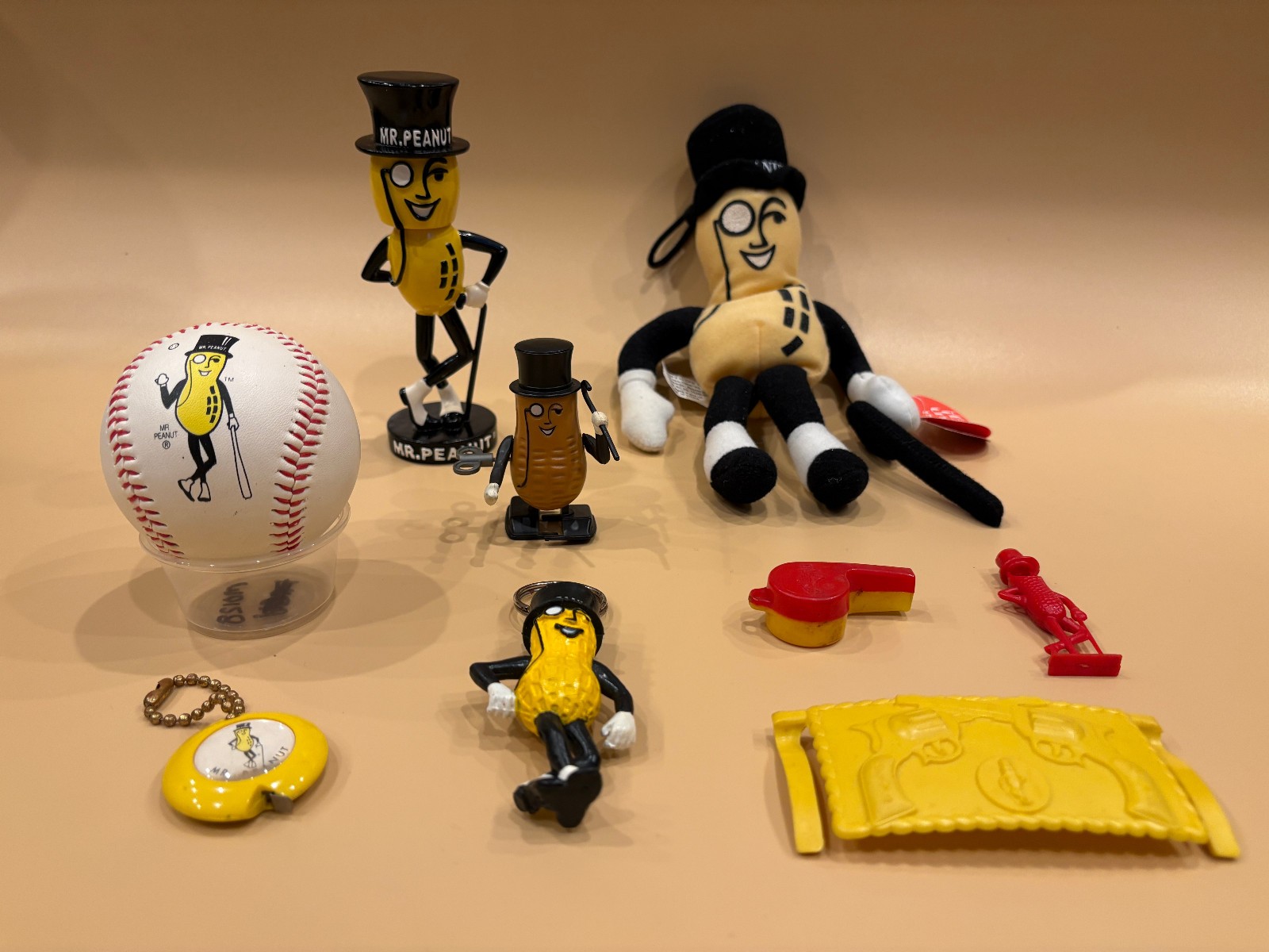 Planters Mr. Peanut Vintage Collectable Lot of 9 items.