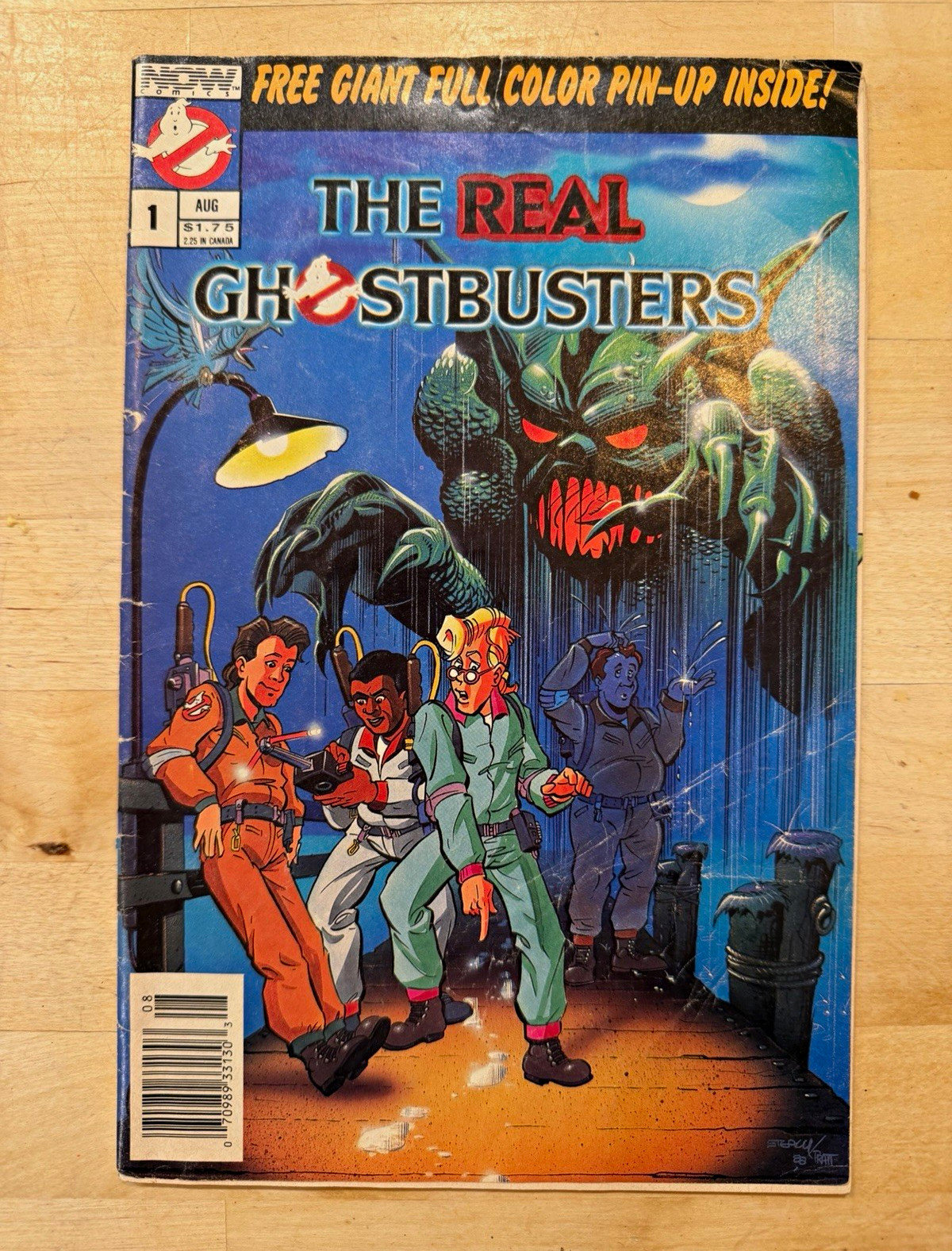 The Real Ghostbusters #1 (1988) NOW Comics Copper Age Slimer Ghostbusters The Real Ghostbusters #1 (1988) NOW Comics Copper Age Slimer Ghostbusters
