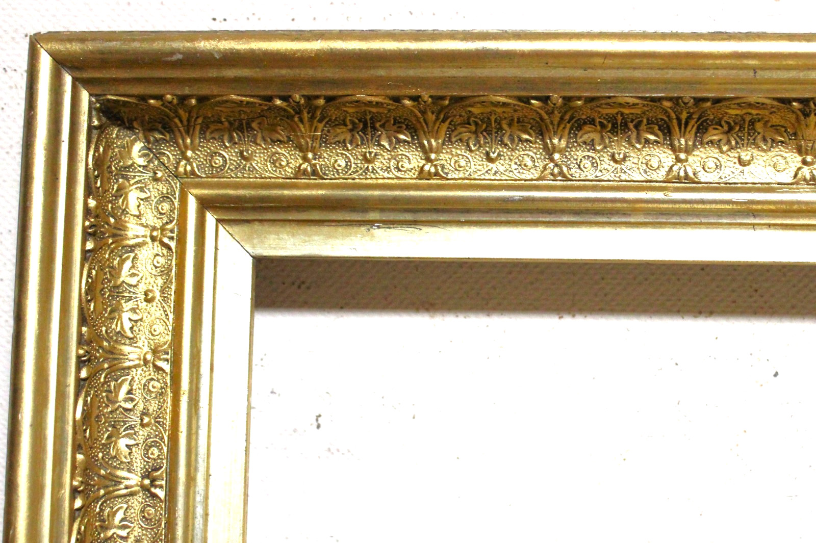 ANTIQUE FITS 11 X 14 VICTORIAN PICTURE FRAME GOLD ORNATE FINE ART WOOD AESTHETIC