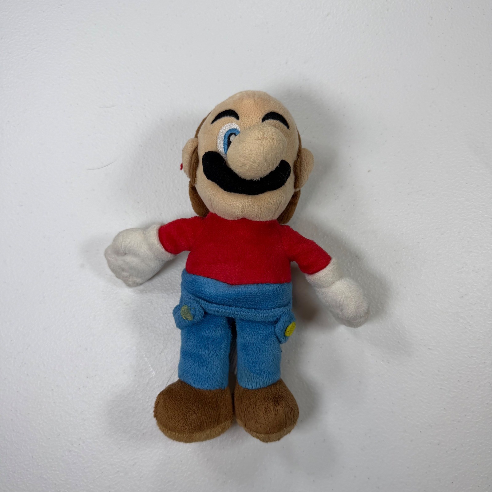 Nintendo Mario Plush Toy Unisex Small Multi Good Missing Hat 2010 Wii