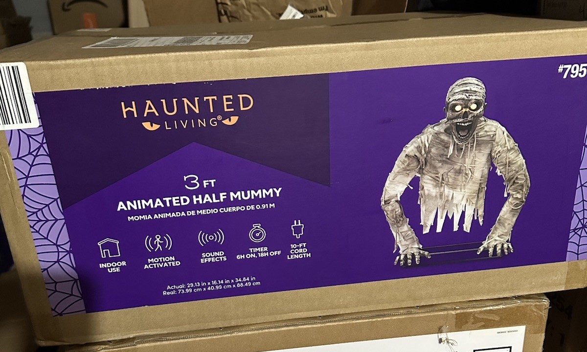Halloween 2026 - Haunted Living 3Ft Animated Moaning Mummy Animatronic NIB Halloween 2026 - Haunted Living 3Ft Animated Moaning Mummy Animatronic NIB