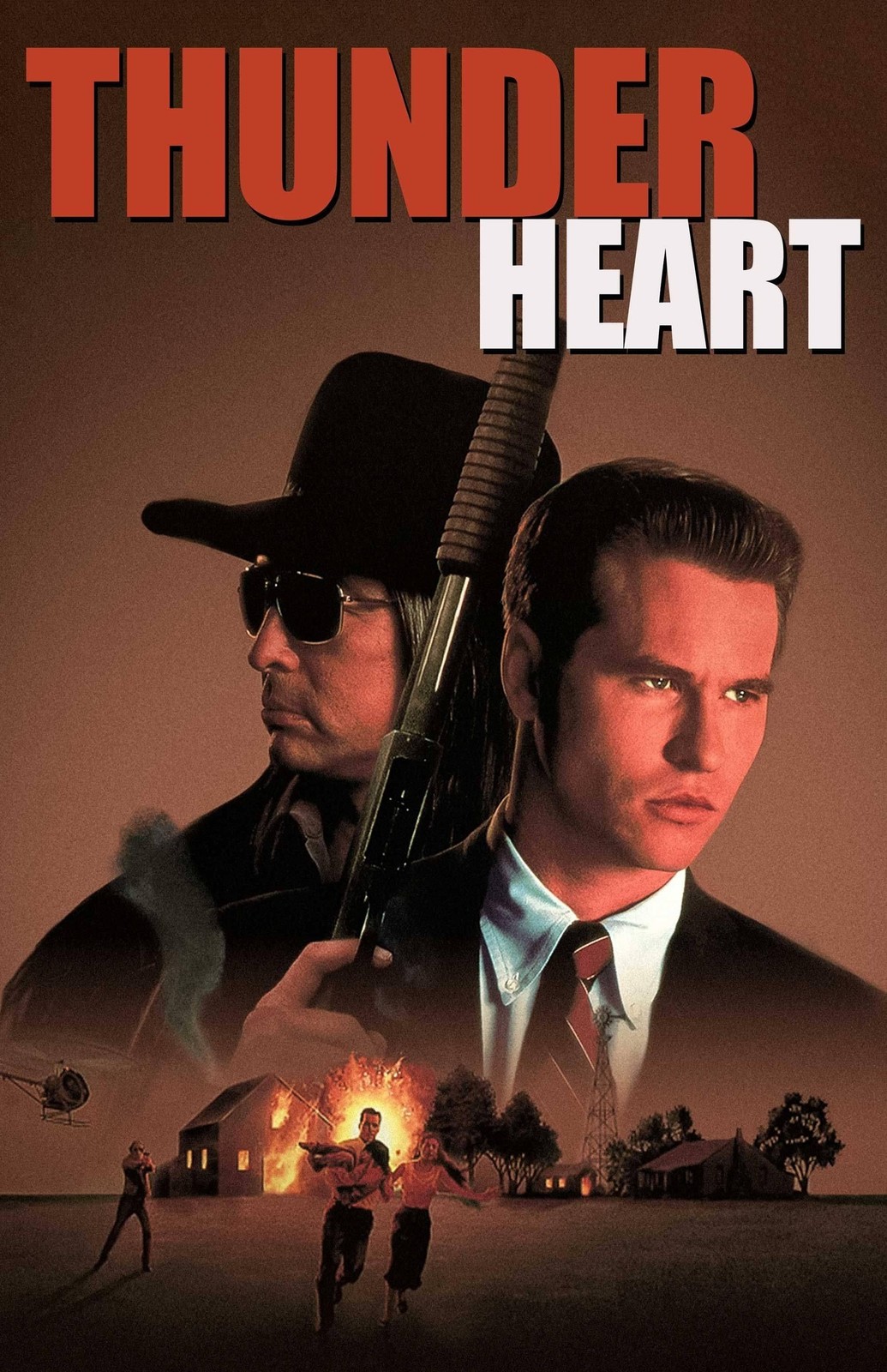 Thunderheart (1992) Movie Poster Print Wall Art Home Decor Vintage Film Thunderheart (1992) Movie Poster Print Wall Art Home Decor Vintage Film
