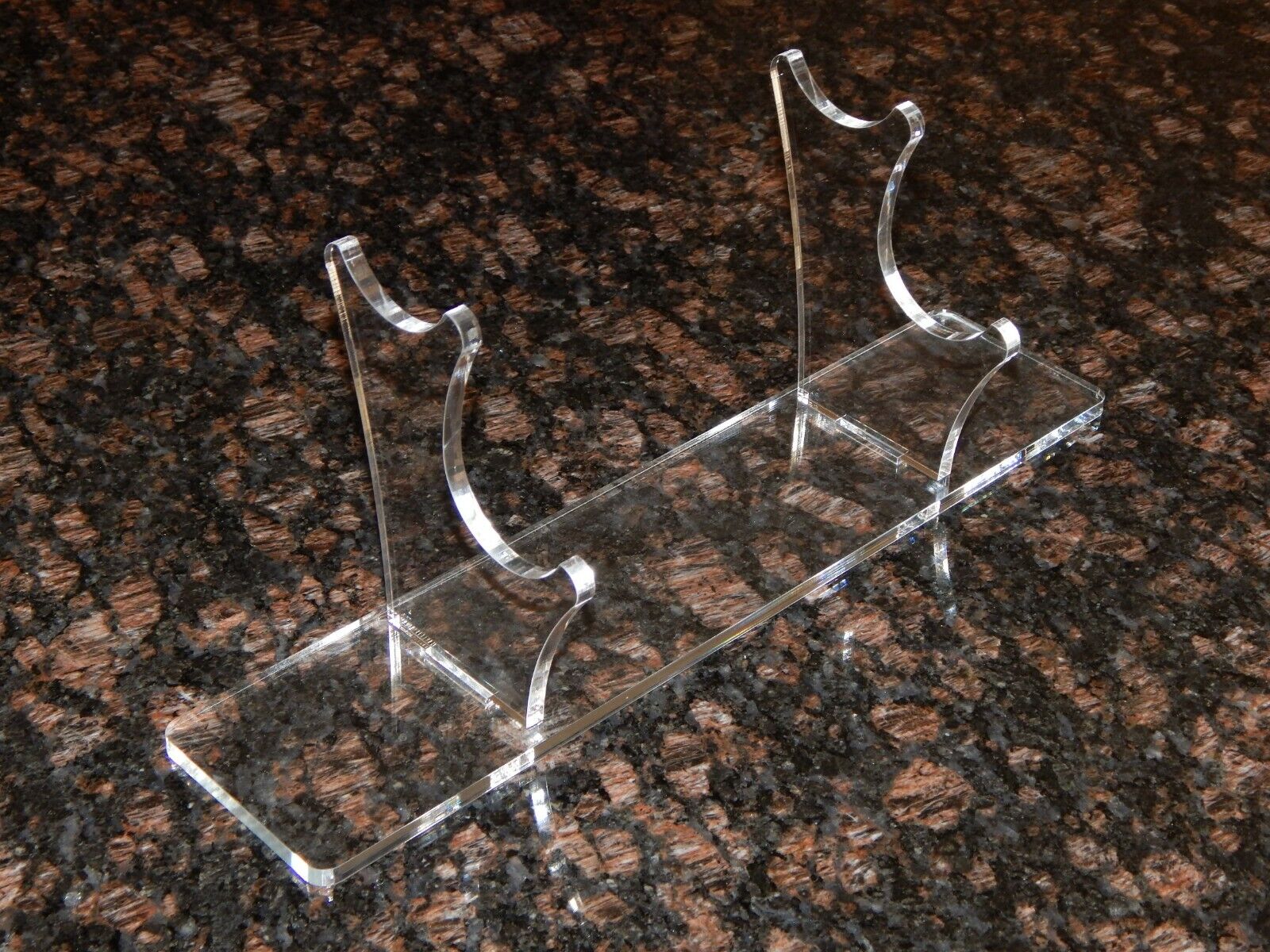 Clear Acrylic 2 tier Star Wars Light saber sword display stand holder 