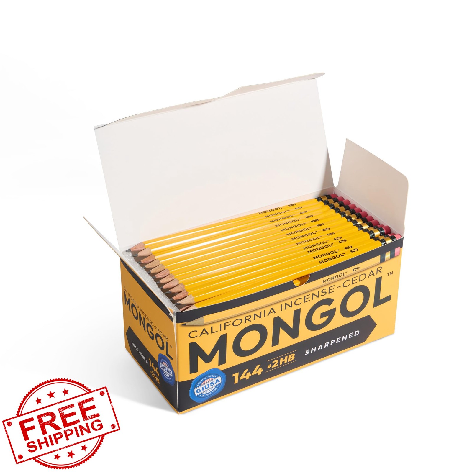 Mongol Pencil #2 144-Pack Pre-sharpened Mongol Pencil #2 144-Pack Pre-sharpened