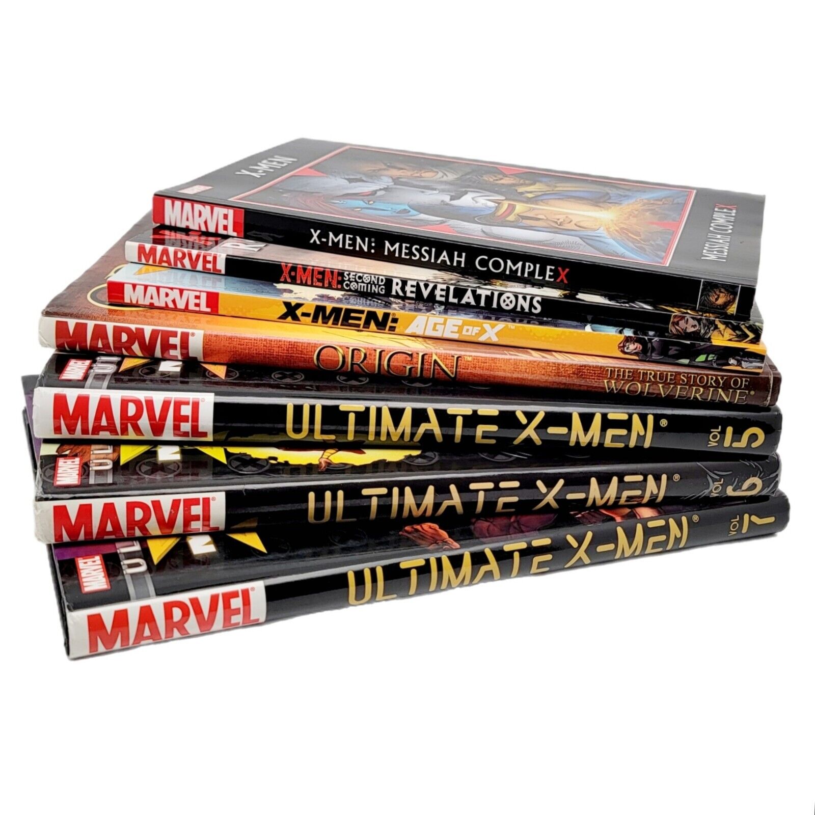 Marvel Wolverine Origin Ultimate X-Men Age Of X Messiah Complex Graphic Novels 