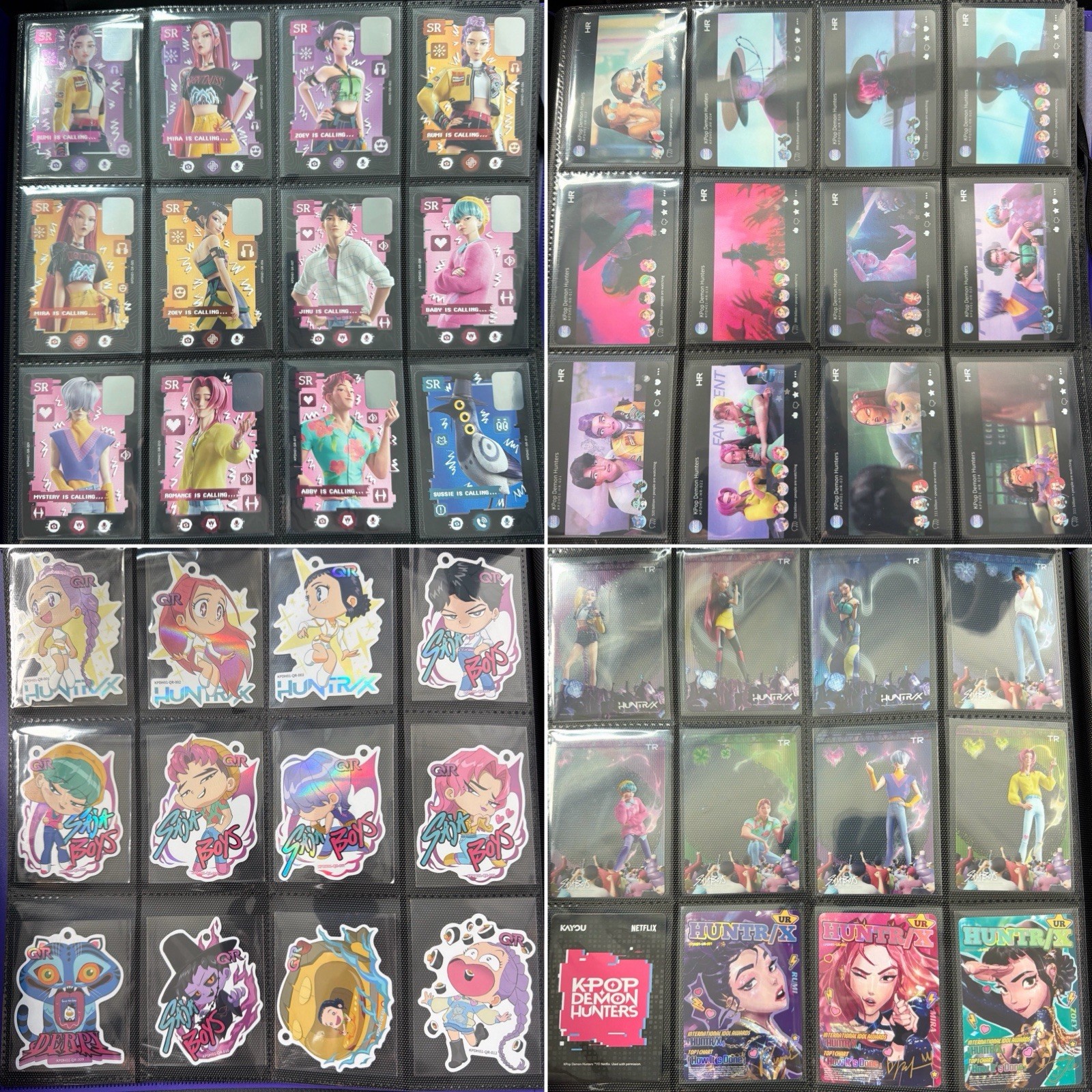 Kayou Kpop Demon Hunters Energy FULL MASTER SET (ALL SR SSR HR QR TR UR LR & SP)