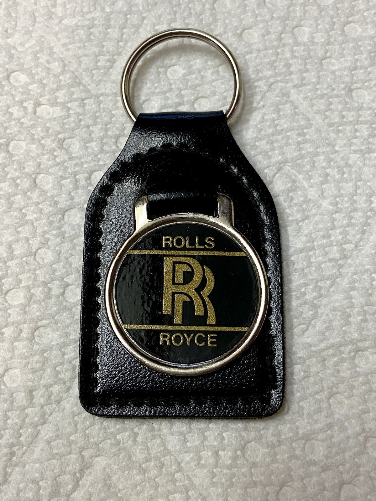 Rolls Royce Leather Key Ring Fob Made In England Rolls Royce Leather Key Ring Fob Made In England