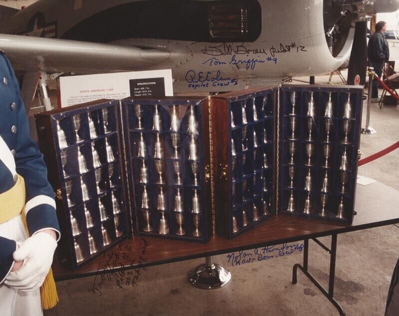 DOOLITTLE RAIDERS - AUTOGRAPHED SIGNED PHOTOGRAPH CIRCA 1995 WITH CO-SIGNERS
