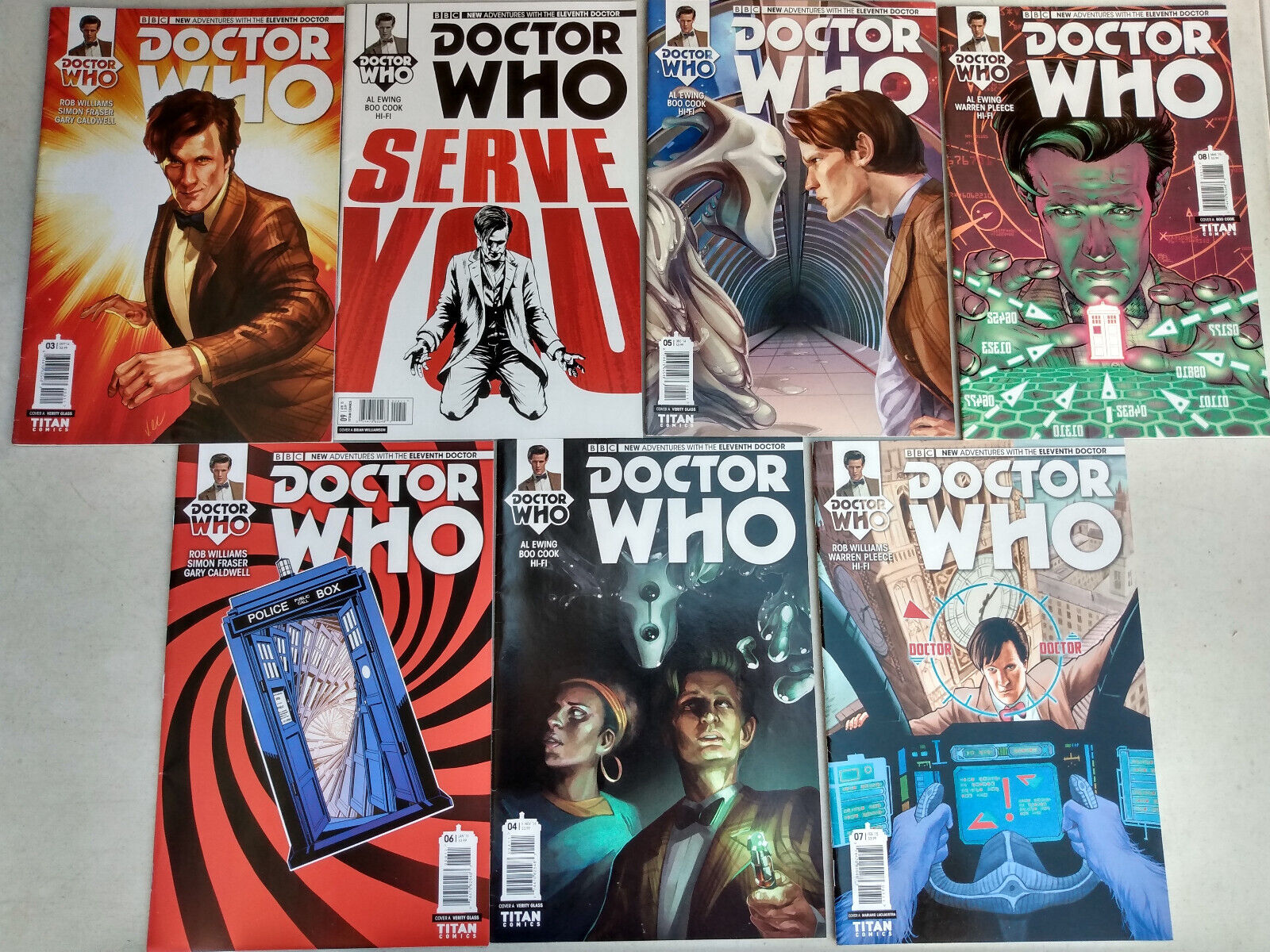 Doctor Who 11th Comic Book Lot 1st Printings Modern Age 3 4 5 6 7 8 9 BBC Sci Fi